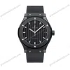 Super Clone Hublot Classic Fusion Ceramic Black 42mm Carbon Dial JJZ Base