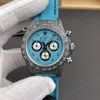 Super Clone Rolex Cosmograph Daytona DIW Turquoise Arabic Carbon 116500LN – Swiss SuperClone - photo 9