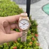 Super Clone Rolex Day-Date White Dial 128235-0070 36 mm — dial close-up