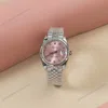 Super Clone Rolex Datejust Pink Diamond Dial 278274-0032 31 mm — dial close-up