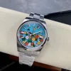 Super Clone Rolex Oyster Perpetual Turquoise Dial 124300 41 mm — bracelet detail