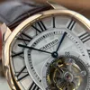 Super Clone Cartier 47mm Steel — side profile