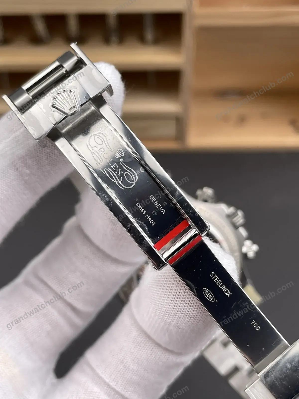 Super Clone Rolex Cosmograph Daytona Artisans de Genève Blue Skeleton Sapphire Bezel 116520 – Swiss SuperClone - photo 3