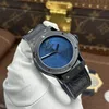 Super Clone Hublot Classic Fusion 42mm Leather Strap Ceramic — movement / caseback view