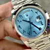 Super Clone Rolex Day-Date 40 Ice Blue Arabic Dial 228206 President – Swiss SuperClone - photo 5