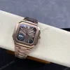 Super Clone Patek Philippe Cubitus 5821/1AR-001 45mm Chocolate Dial Rose Gold — view 10