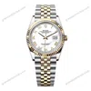 Super Clone Rolex Datejust White Roman Dial 126233-0029 36 mm