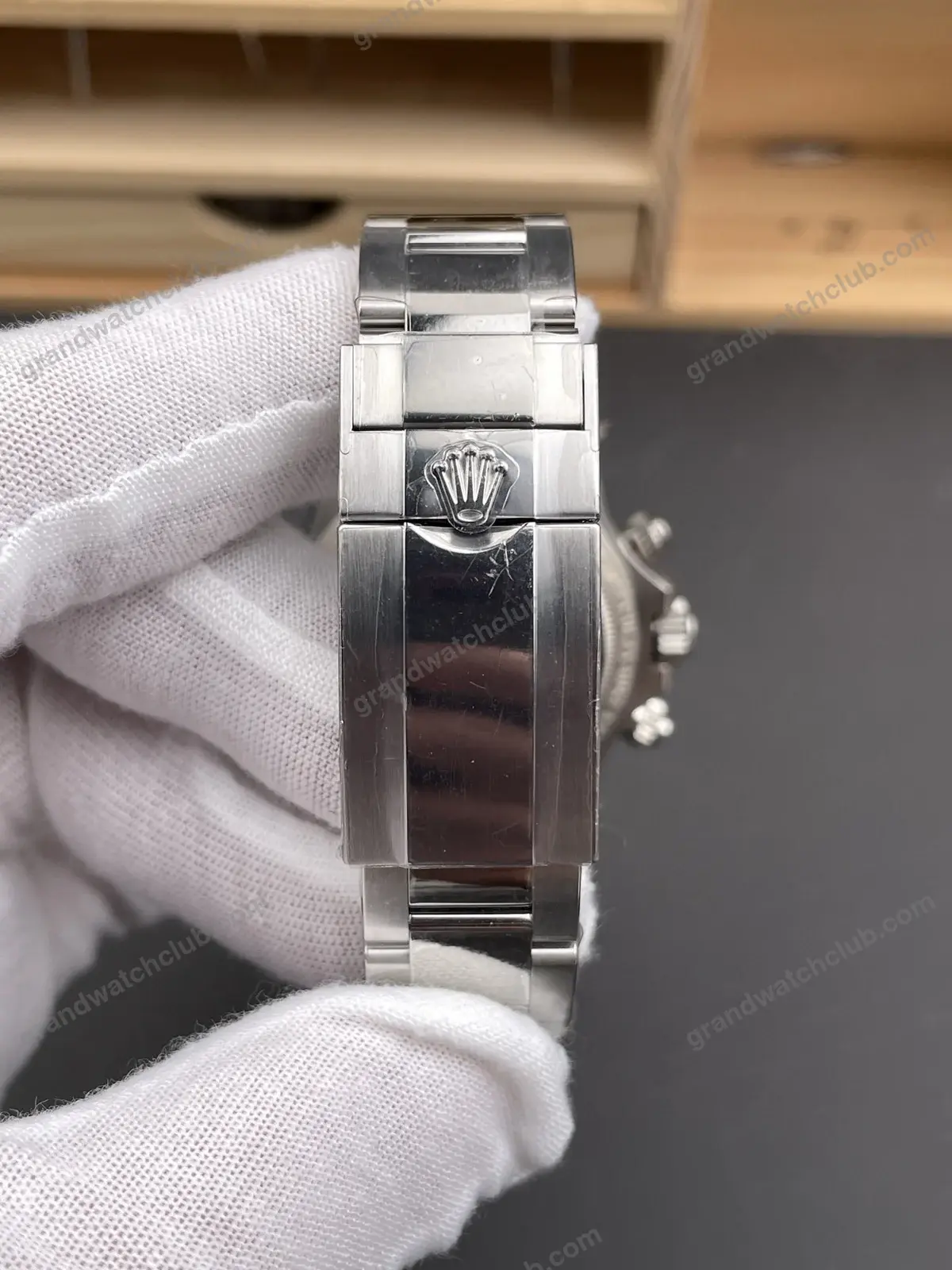 Super Clone Rolex Cosmograph Daytona Artisans de Genève Blue Skeleton Sapphire Bezel 116520 – Swiss SuperClone - photo 2