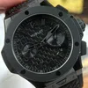 Super Clone Hublot Big Bang 20th Anniversary All Black 43mm 431.CI.1340.RX — side profile