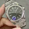 Super Clone Audemars Piguet Royal Oak 15400ST 41mm Grey Dial Steel — clasp and links