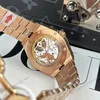 Super Clone Vacheron Constantin Steel — on leather display