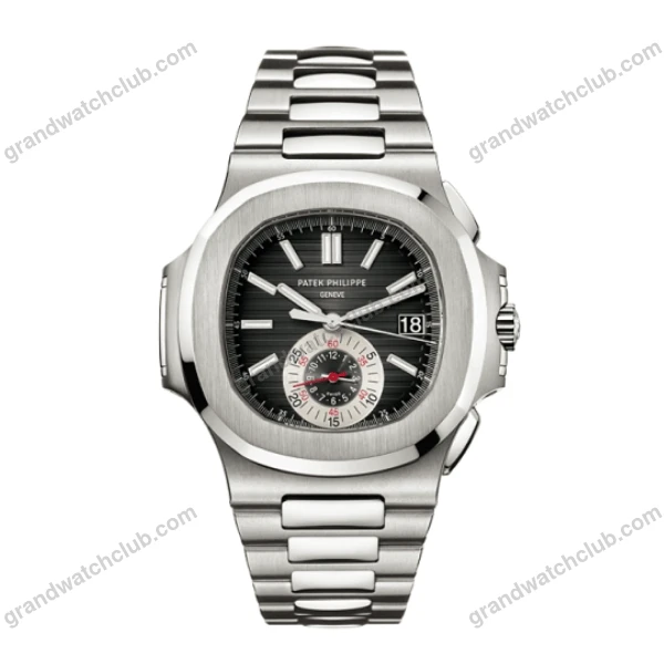Super Clone Patek Philippe Nautilus Chronograph 5980/1A-014 40.5mm Black-Blue Dial