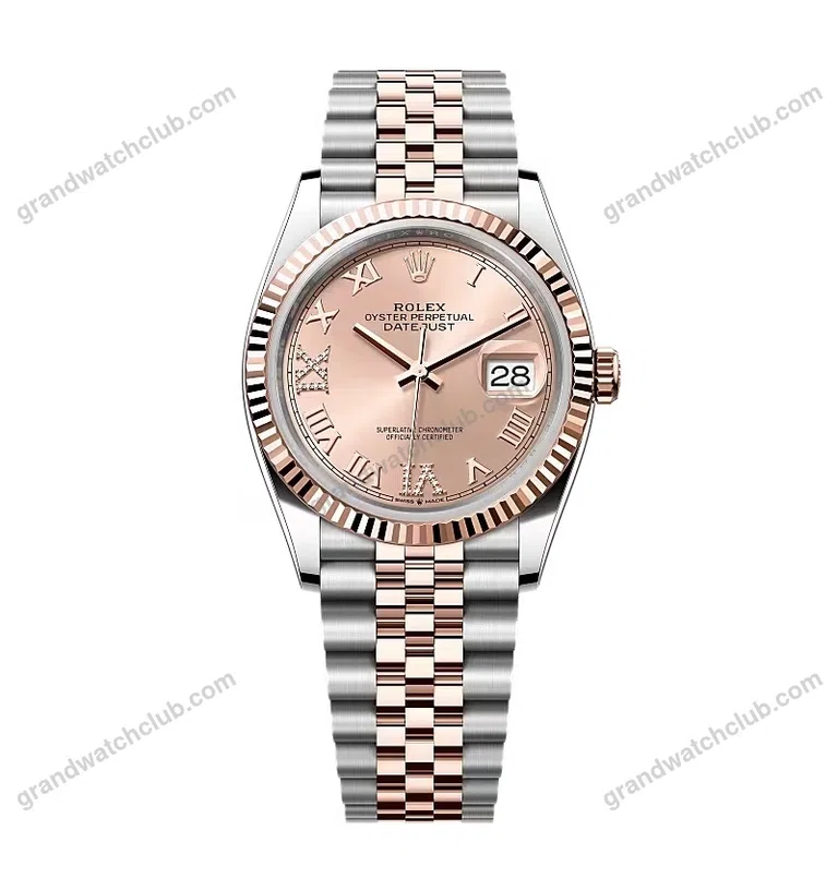 Super Clone Rolex Datejust Rosé Dial 126231-0027 36 mm