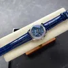 Super Clone Patek Philippe Complications 5961P-001 40mm Blue Dial Steel — movement / caseback view