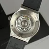 Super Clone Hublot Classic Fusion SKULL Full Diamonds Moissanite Pave 42mm Black Dial – Handcrafted Diamod — clasp and links