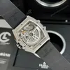 Super Clone Hublot Spirit Of Big Bang 642.NX.7170.RX 642NX7170RX 44mm Blue Dial Titanium V2 – — movement / caseback view
