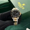 Super Clone Rolex Submariner Black Dial 126613LN — dial close-up