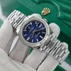 Super Clone Rolex Day-Date Bright Blue Diamond Dial 128239-0069 36 mm — bracelet detail