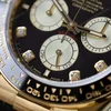 Super Clone Rolex Daytona Black Dial Yellow Gold 126518LN — movement / caseback view