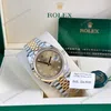 Super Clone Rolex Datejust Champagne Diamond Dial 126333-0012 41 mm — case and bezel