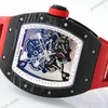 Super Clone Richard Mille RM 55 Richard Mille DARK-NTPT 42mm Carbon Tinh Chỉnh — side profile
