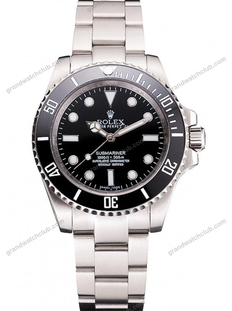 Super Clone Rolex Submariner Black Dial 114060