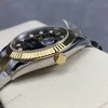 Super Clone Rolex Datejust Black Diamond Dial 126333-0005 41 mm — bracelet detail