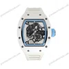 Super Clone Richard Mille RM 55 Richard Mille BLUE 42mm Ceramic