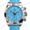 Super Clone Rolex Cosmograph Daytona Ice Blue Roman Dial 116520 – Swiss SuperClone