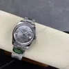 Super Clone Rolex Datejust Silver Roman Diamond Dial 126234-0030 36 mm — case and bezel