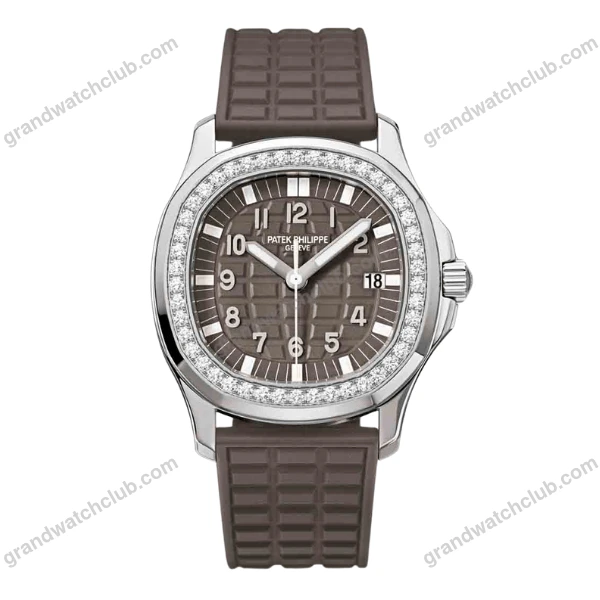 Super Clone Patek Philippe Aquanaut 5067A-025 35.6mm Diamond Bezel Moissanite Steel – Customize Version