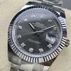 Super Clone Rolex Datejust Slate Diamond Dial 126334-0005 41 mm β case and bezel