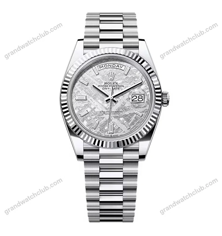 Super Clone Rolex Day-Date Meteorite Diamond Dial 228236-0011 40 mm