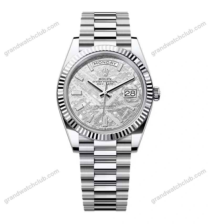 Super Clone Rolex Day-Date Meteorite Diamond Dial 228236-0011 40 mm