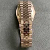 Super Clone Rolex Land-Dweller 40 mm Everose gold (2025) — side profile