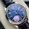 Super Clone Patek Philippe Complications 5205G-013 40mm Blue Dial Steel — movement / caseback view