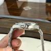 Super Clone Omega 42mm Steel — movement / caseback view
