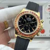 Super Clone Rolex Cosmograph Daytona Orange Sapphire Bezel Black Dial 116588SACO – Swiss SuperClone - photo 6
