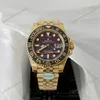 Super Clone Rolex GMT-Master II 126718GRNR Tiger Iron Dial — bracelet detail