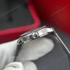 Super Clone Cartier 29mm Steel — movement / caseback view