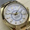 Super Clone Rolex Sky-Dweller Intense white Dial 336938 — bracelet detail