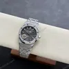 Super Clone Audemars Piguet Royal Oak Frosted-Gold 15454BC 37mm Gray Dial — view 9