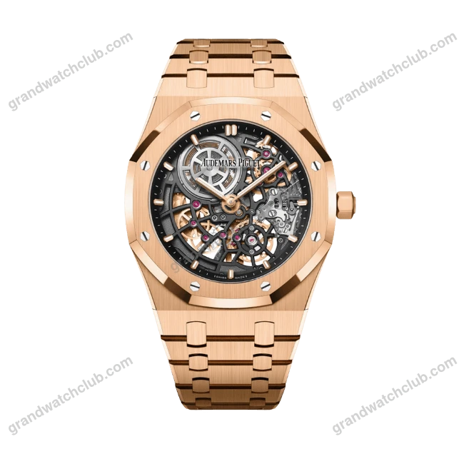 Super Clone Audemars Piguet Royal Oak Jumbo Extra-thin Openworked 16204OR.OO.1240OR.03 39mm –