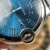 Super Clone Cartier 40mm Steel — dial close-up