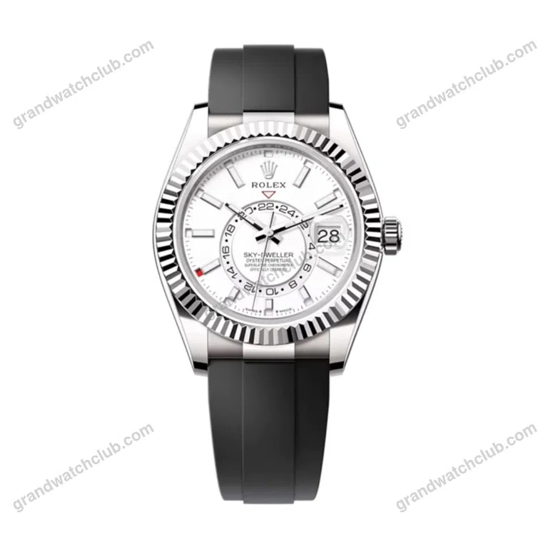 Super Clone Rolex Sky-Dweller Intense white Dial 336239
