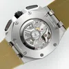 Super Clone Audemars Piguet Offshore Selfwinding Chronograph 26420 42mm Smoke Dial – — movement / caseback view