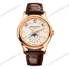 Super Clone Patek Philippe Annual Calendar 40mm White Dial 5205R-001