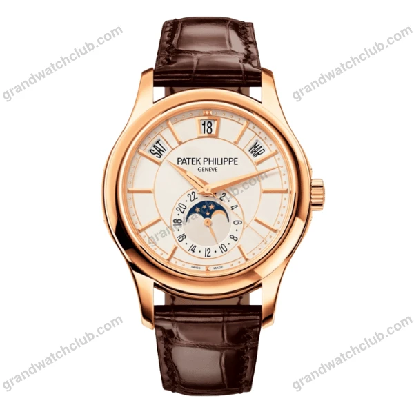 Super Clone Patek Philippe Annual Calendar 40mm White Dial 5205R-001