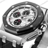 Super Clone Audemars Piguet Royal Oak Offshore 26400SO 44mm White Dial – — dial close-up