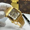 Super Clone Cartier Santos Large Skeleton WHSA0042 — side profile